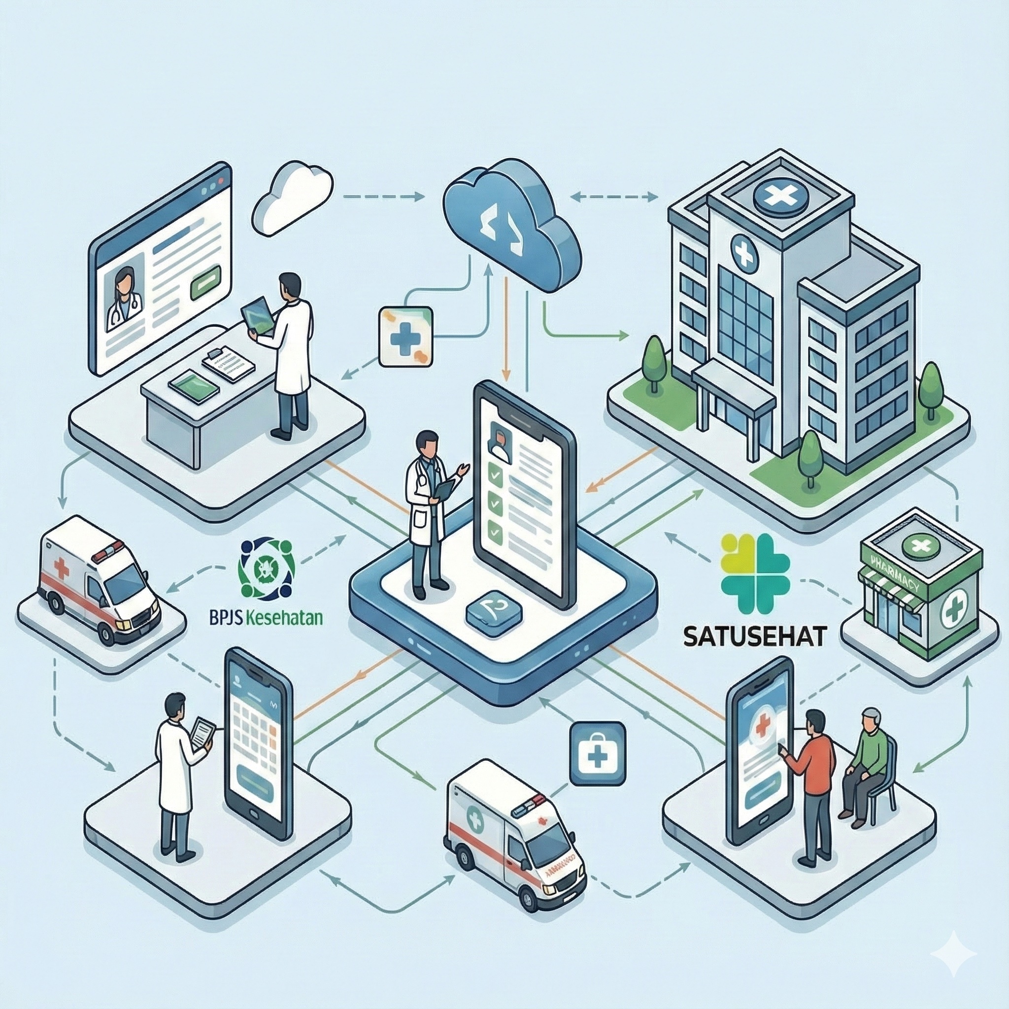 MedMinutes Healthcare ecosystems - Integrasi SIMRS, RME, BPJS, SatuSehat